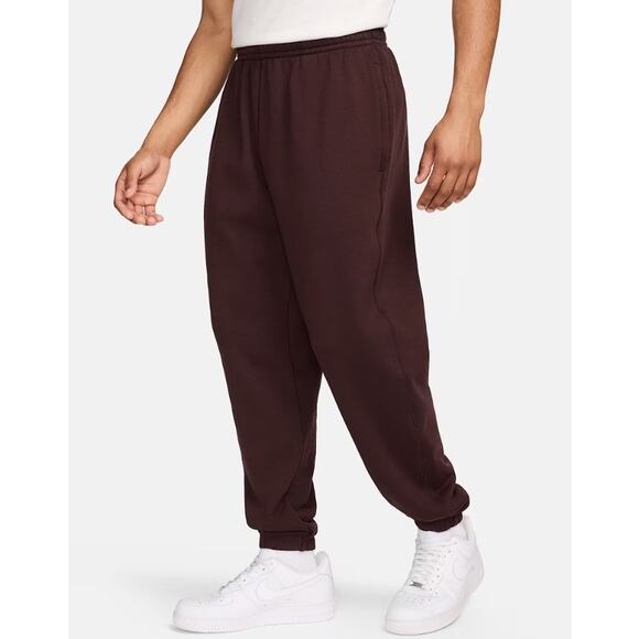 Nike Men's Brown Wool Blend Classics Fleece Sweatpants Size XXL - Picture 1 of 12